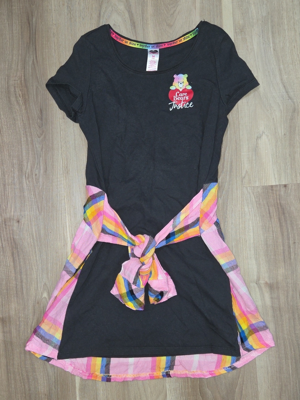 •Justice• Little Girls Care Bears T-shirt Dress